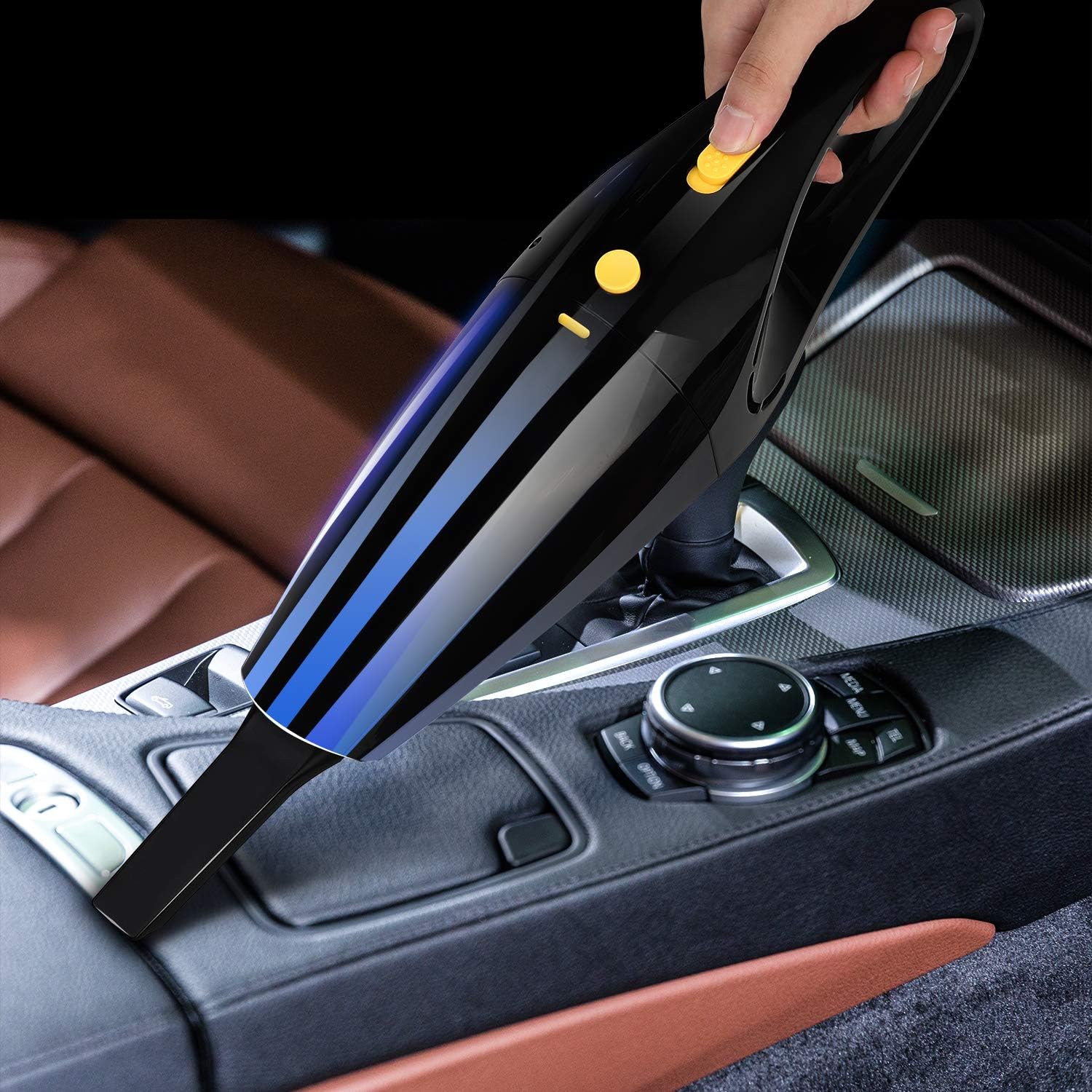 Handheld Vacuum Cleaner, Car Vacuums Cleaners Hand Cordless Portable Strong Suction Power Wet Dry Rechargeable Household -