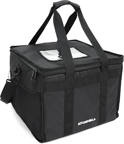 Kitchenella 40 Litre Thermal Delivery Bag 38x38x32cm Insulated