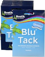Bostik Blu-tack Mastic Adhesive Handy Pack Ref 801103 12 Pack Blue view 3