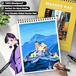 Soucolor 100 Sheets Marker Paper