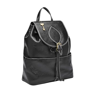 Buy Fossil Womens Luna Leather Backpack 