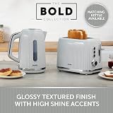 Breville Bold 2 Slice Toaster Grey Silver Chrome High Lift Wide Slots VTR002 view 6