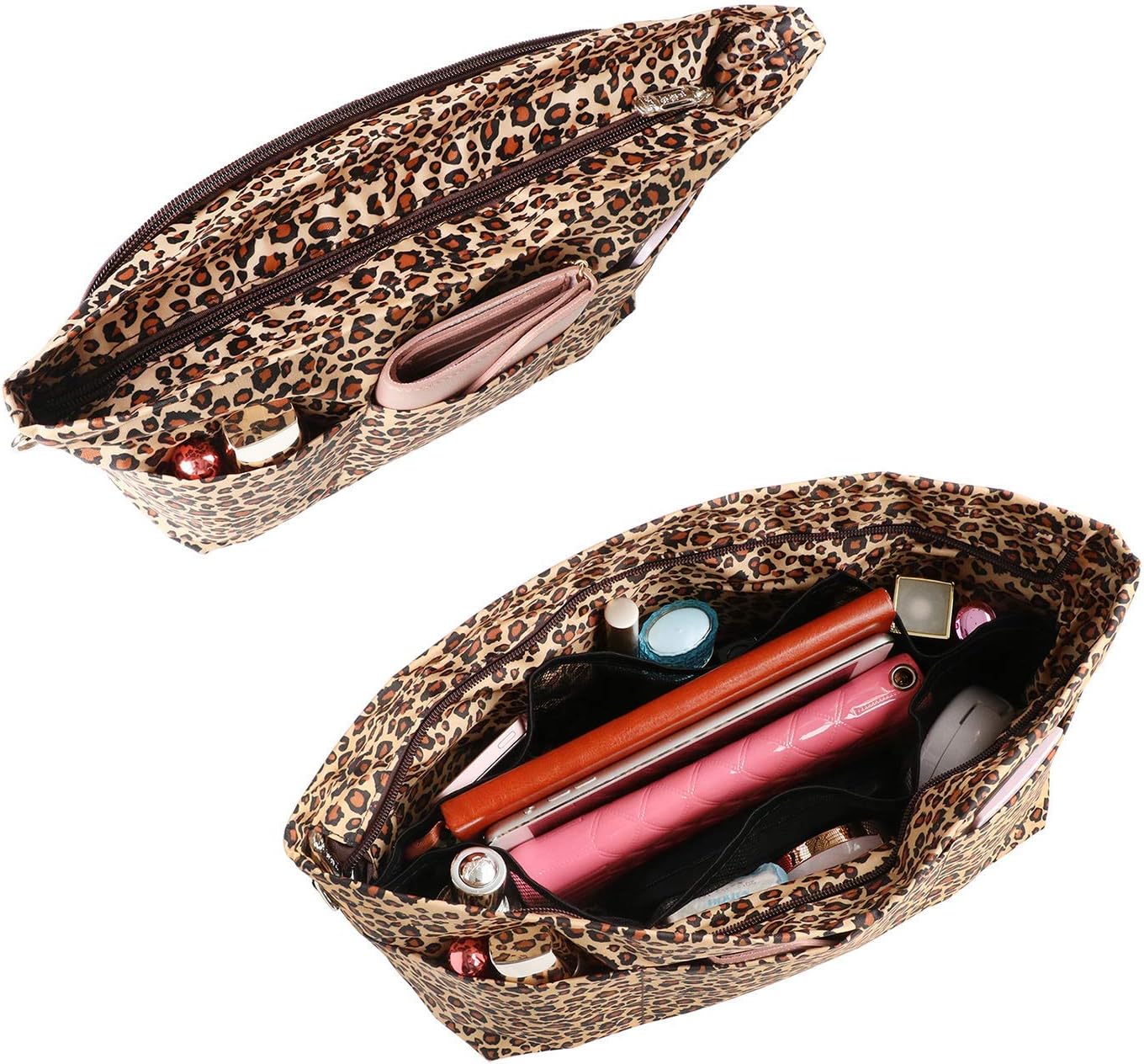 BeringLoad Handbag Organiser Handbags Bags Inner Pockets, leopard, L, pocket organizer, Large - Image 4