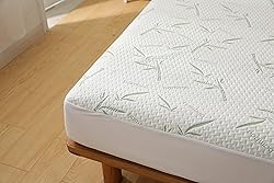 Waterproof Mattress Protector Twin Size Bamboo