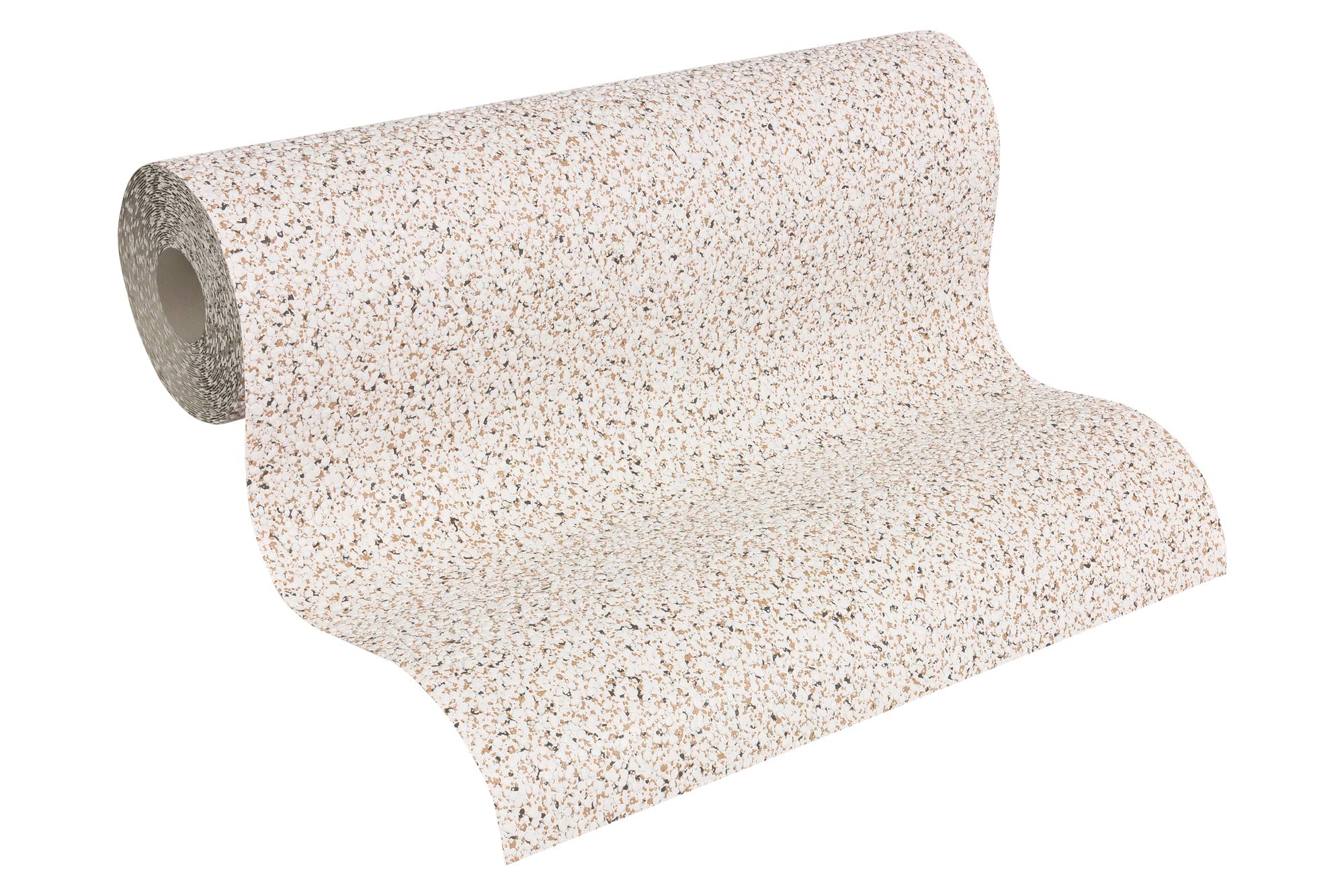 A.S. Creation 1563-10 10.05 x 0.53 m Textured Wallpaper - White/Brown