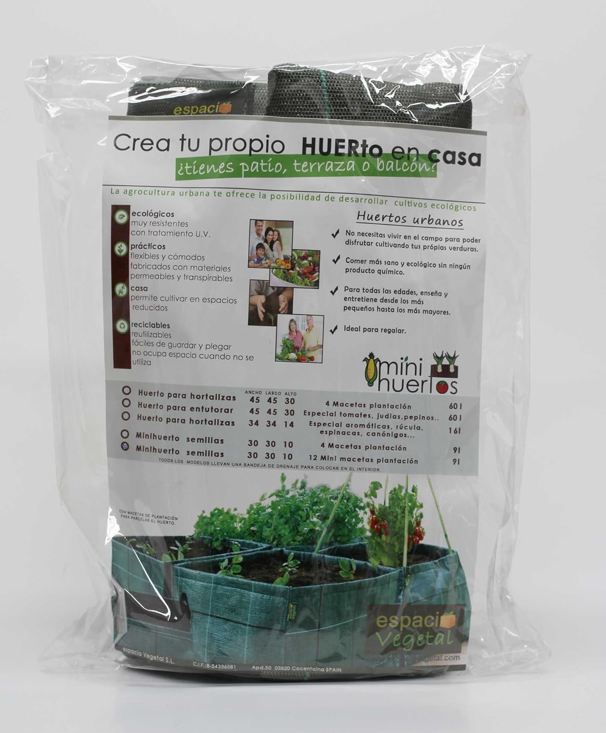 Minihuerto hortalizas V454530: Amazon.es: Jardín