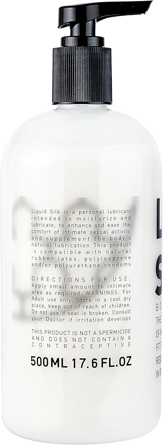 Liquid Silk Personal Lubricant Bottle, Large, 500 ml BigaMart