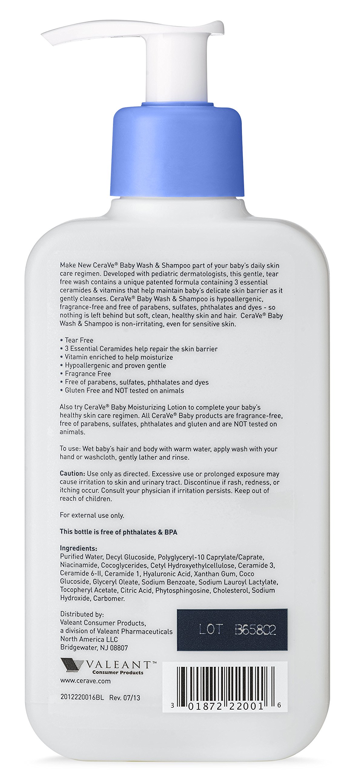 CeraVe Baby Wash & Shampoo, 8 oz