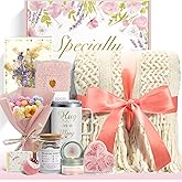 Gift Baskets for Women, 11 PCS Unique Birthday Gifts for Women, Self Care Gift Baskets, Thank You, Get Well, Sympathy Inspirational Friendship Gifts for Mom, Grandma, Wife, Sister, Friends