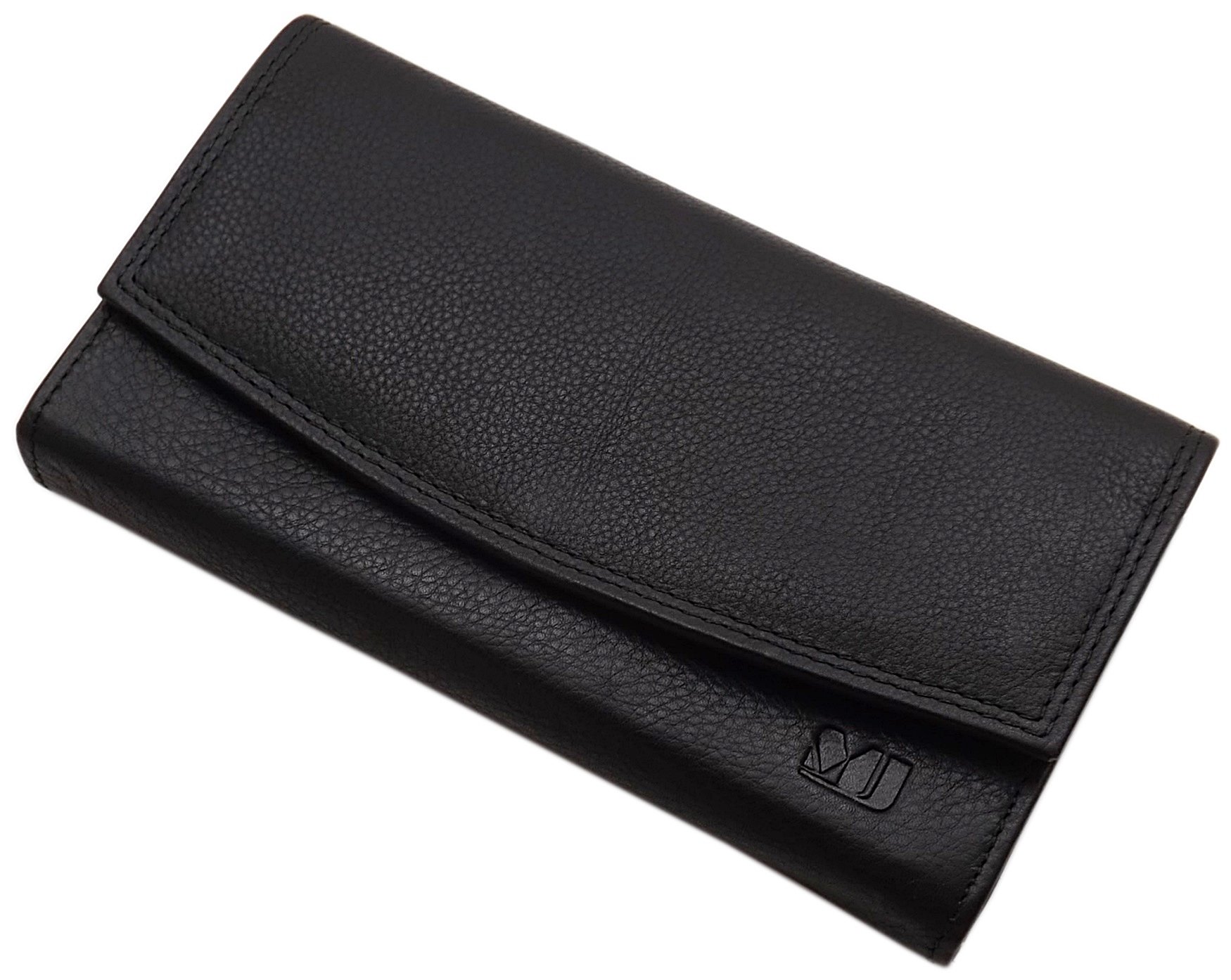 myledershop Calf Leather Waiters Wallet MJ-Design-Germany in Black