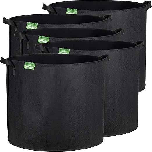GardenMate® 5X 95l Sacos para Plantas de Malla geotextil ...