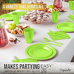 350 PCS Disposable Tableware Combo Pack