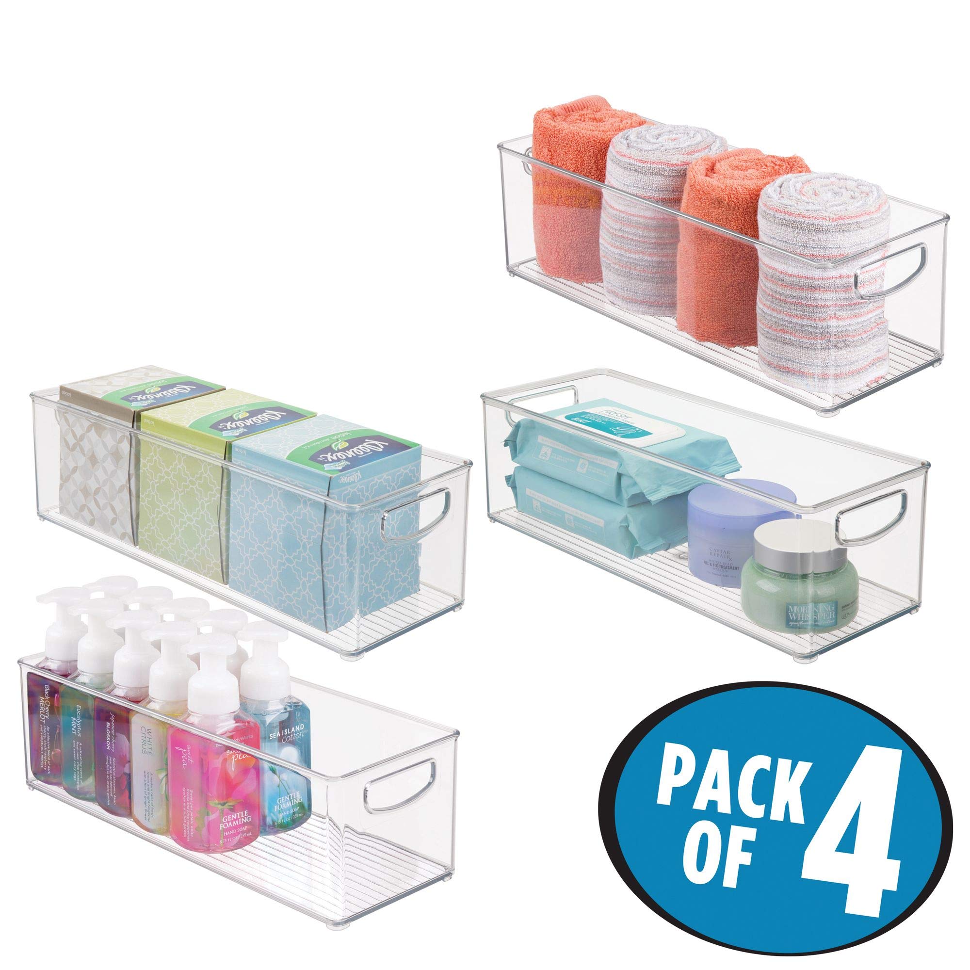 MDesign Storage Bins With Builtin Handles For Organizing Hand Soaps