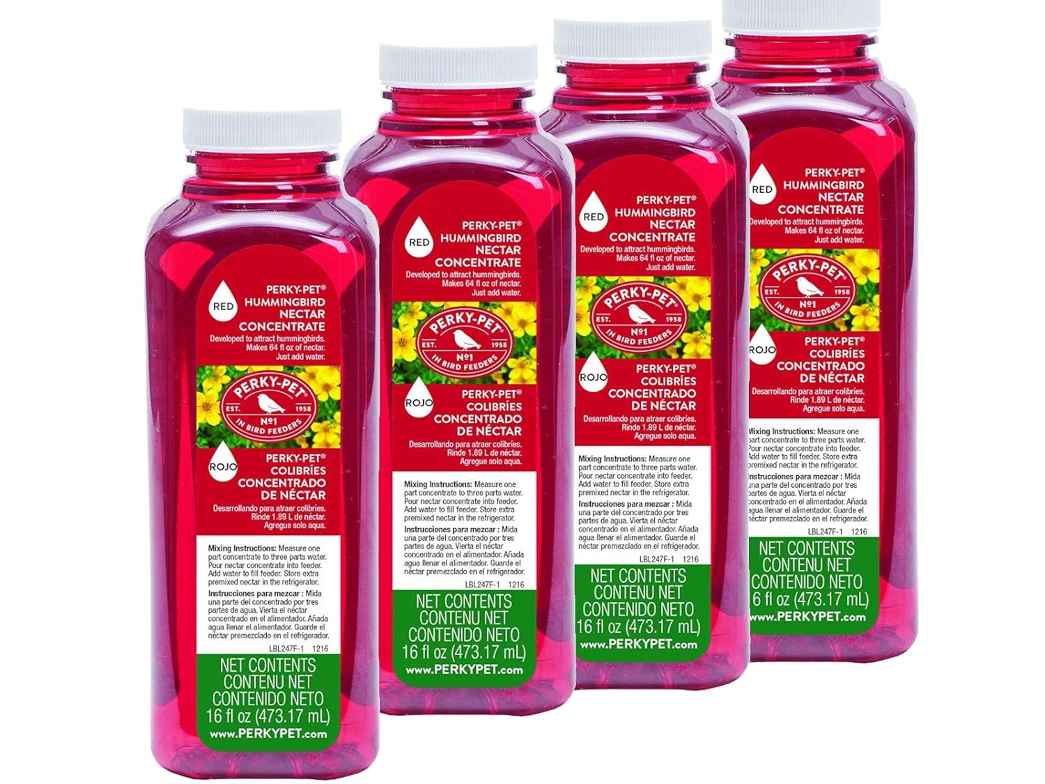 Amazon Com Perky Pet 247 Red Hummingbird Nectar Concentrate 16