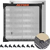 ACMER Honeycomb Laser Bed, Honeycomb Working Table with Aluminum Panel, Cutting Table for Laser Engraver Cutting Machine, Fast Heat Dissipation and Desktop Protection 440x440