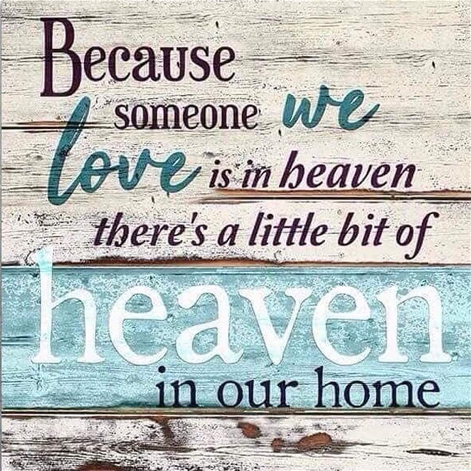 OWN4B Cross Stitch Kits Stamped, Warm Inspirational Sentences Printed Pattern 11CT 14.2x14.2 inch DIY Embroidery Kit (Quotes)