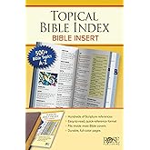 Topical Bible Index: Bible Insert