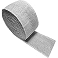 FUNORNAM 2Inch Cotton Tufting Carpet Rug Binding Edge Bias Binding Webbing Ribbon for DIY Craft Sewing 10Yard (White and Black 10Yard)