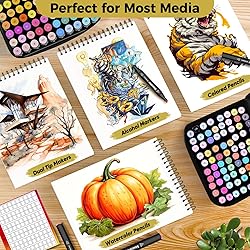 Soucolor 100 Sheets Marker Paper