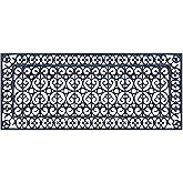 A1 Home Collections Large Doormat, Natural Rubber, 24”x57”, Ideal for an entryway, Scrapes Shoes Clean of Dirt & Grime, Heavy Duty Door Mat for Indoor Outdoor use, Mats for Entry, Patio, Busy Areas