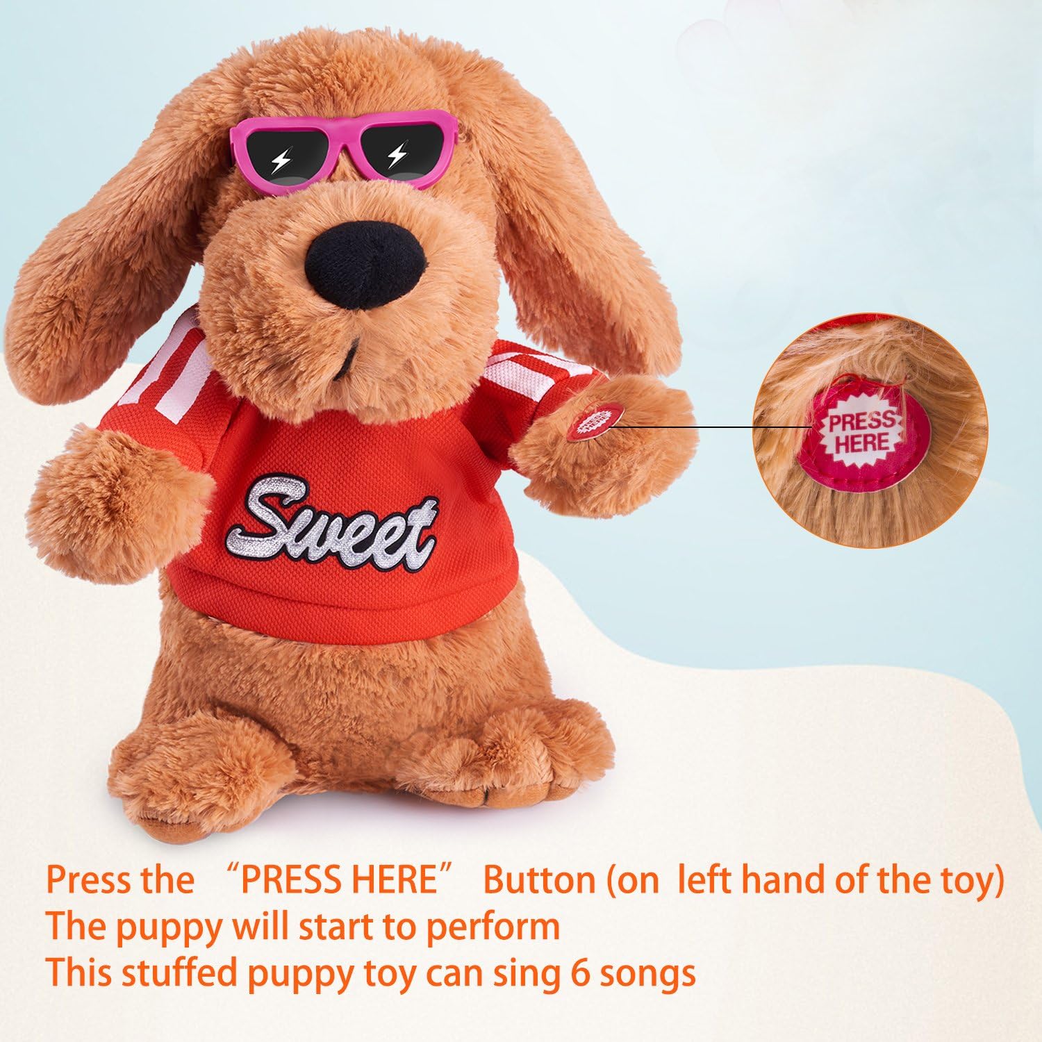 singing dog toy