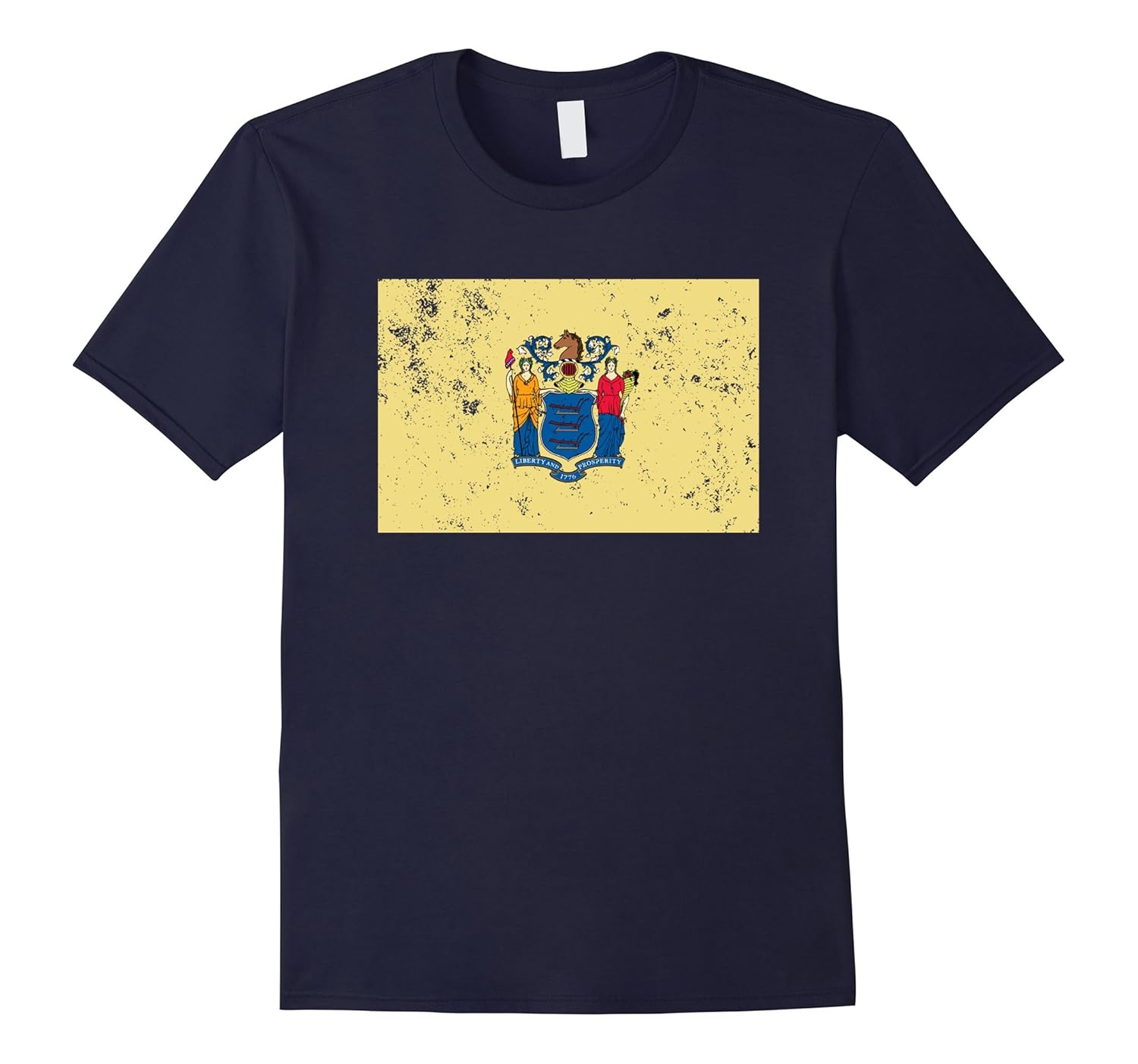 New Jersey State Flag T-shirt USA-ANZ