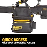 DEWALT Tool Belt Organizer Rig Suspenders 25 Pockets Heavy Duty Construction view 6