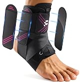 Fitomo 1.5mm Ultra Thin Ankle Brace for Women Men, Figure-8 Support | Fits Inside Shoes, Lightweight Breathable Design, Adjustable Compression Support For Sports, Running, Work And Daily Wear