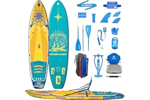 iTAOSTAR Journey 11'6" / 11'×34" / 11'×35" Extra Wide Paddle Board, One-Stop Premium SUP Board Accessories, Tailored Fins, Stable Inflatable Stand Up Paddle Boards for Youth/Adults of All Skill Levels