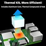 Akasa Skyline Pro Fanless Aluminium Case Asus Tinker Board 2 2S Raspberry Pi view 3