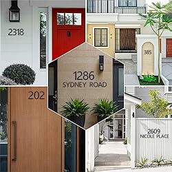 12 Inch House Numbers and Metal Letters for Outdoor