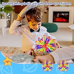 AGSIXZLAN 2Pcs Colorful Sphere Expandable Breathing