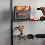 VonHaus 4-Tier Adjustable Wire Shelving Unit Garage Storage view 7