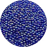Pinhoollgo 1000pcs 6mm Acrylic Round Beads AB Colors Spacer Beads with Hole for DIY Bracelet Necklace Jewelry Making Supplies (Royal Blue AB)