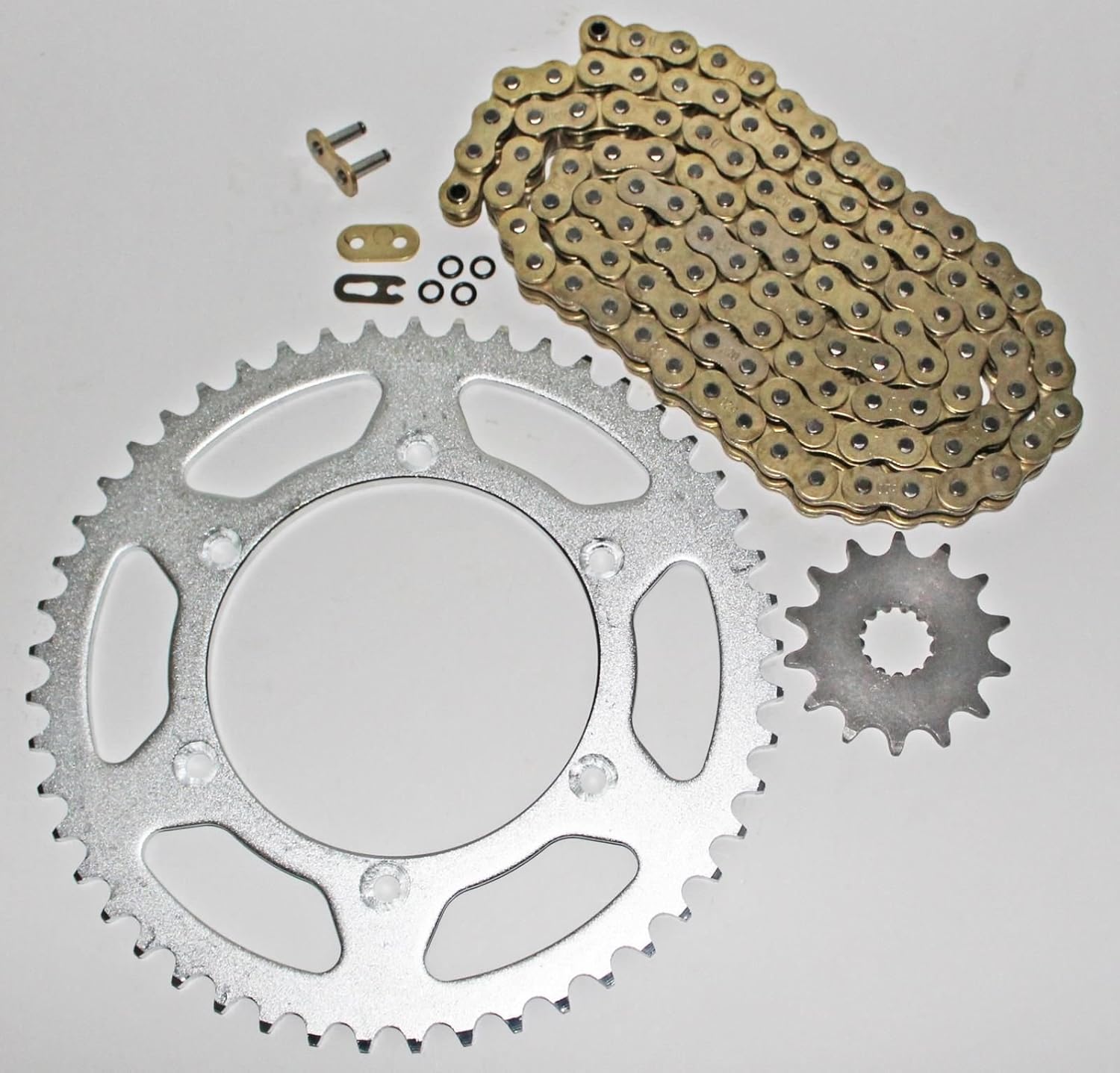 Amazon.com: Yamaha 05-06 YZ450F, 03-06 WR450F Gold O Ring Chain & Sprocket  Silver 13/52 116L: Automotive