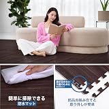 Yes4All Interlocking Exercise Foam Mats 12 Tiles 4.46 m² Dark Walnut view 4