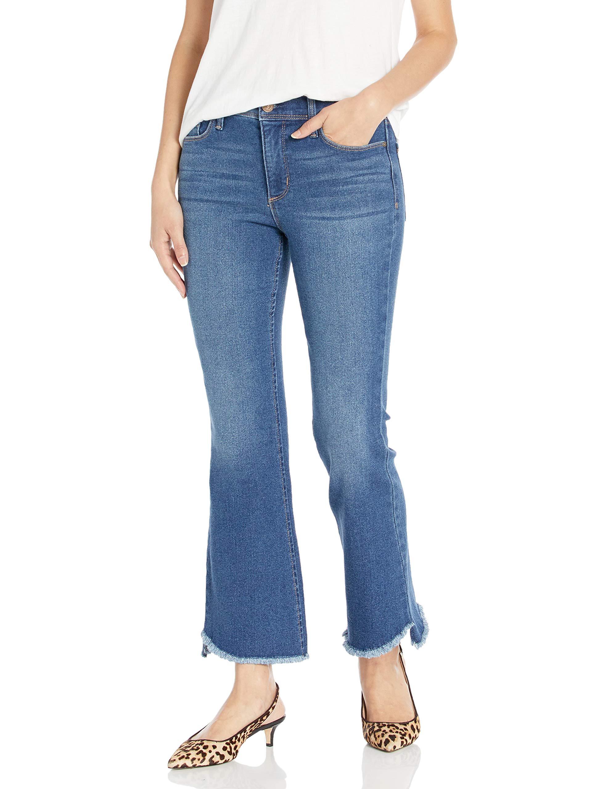 Women's High Rise Crop Kick Jean