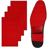 Ashoeset Red Bottoms Shoe Sole Protector, 4 Pcs Self-Adhesive Shoe Bottom Protector for Christian Louboutin Shoes, Shoe Sole Protector Replacement for Louboutin Shoes(8 * 4.5＂)
