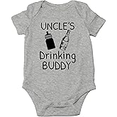 CBTwear Uncles Drinking Buddy Baby Bodysuit Cute Newborn Boy Clothes Adorable Infant Unisex Romper