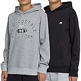 AEROPOSTALE Boys Hoodie 2 Pack – Premium Comfy Fleece Hooded Pullover for Kids, Soft Boys Sweatshirts Set, Size 4-20
