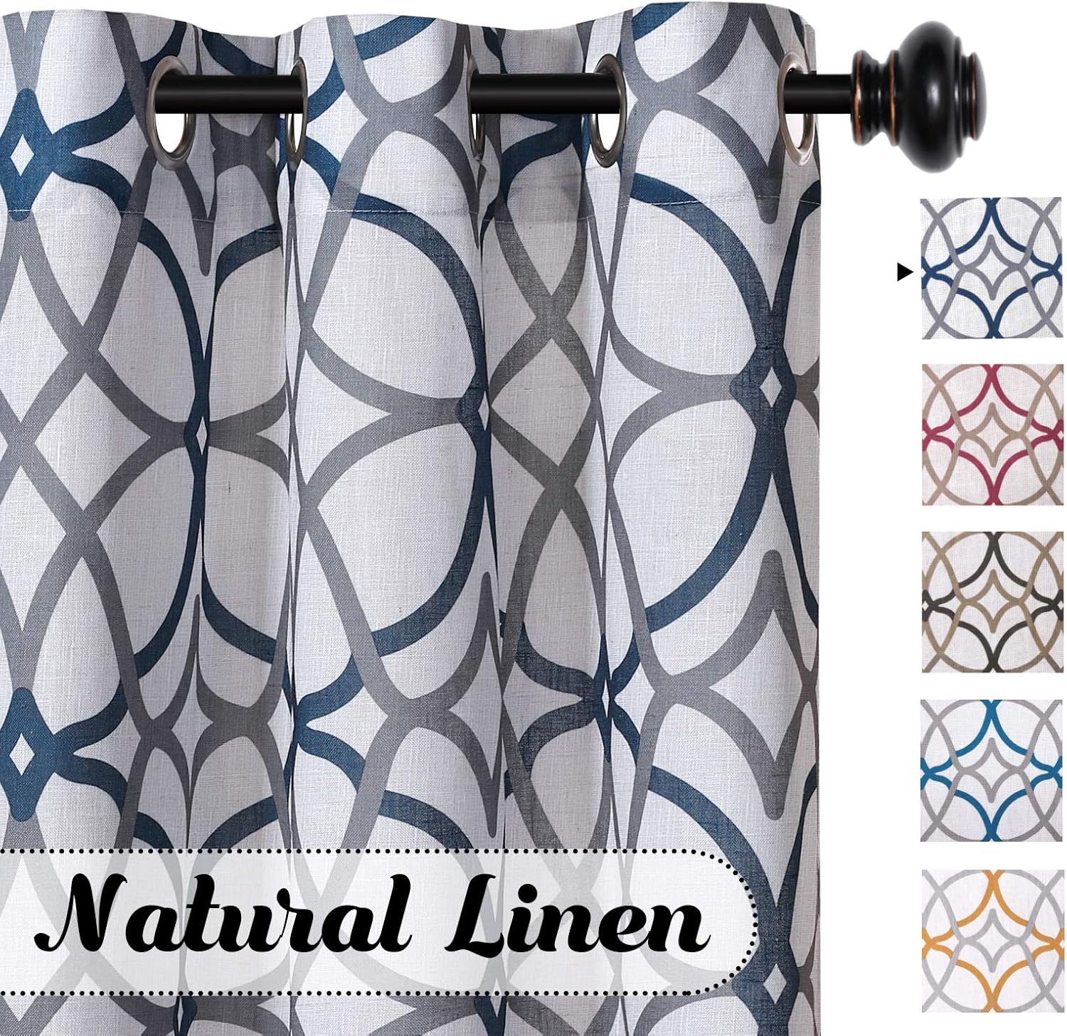 Best living room curtains 96 inches
