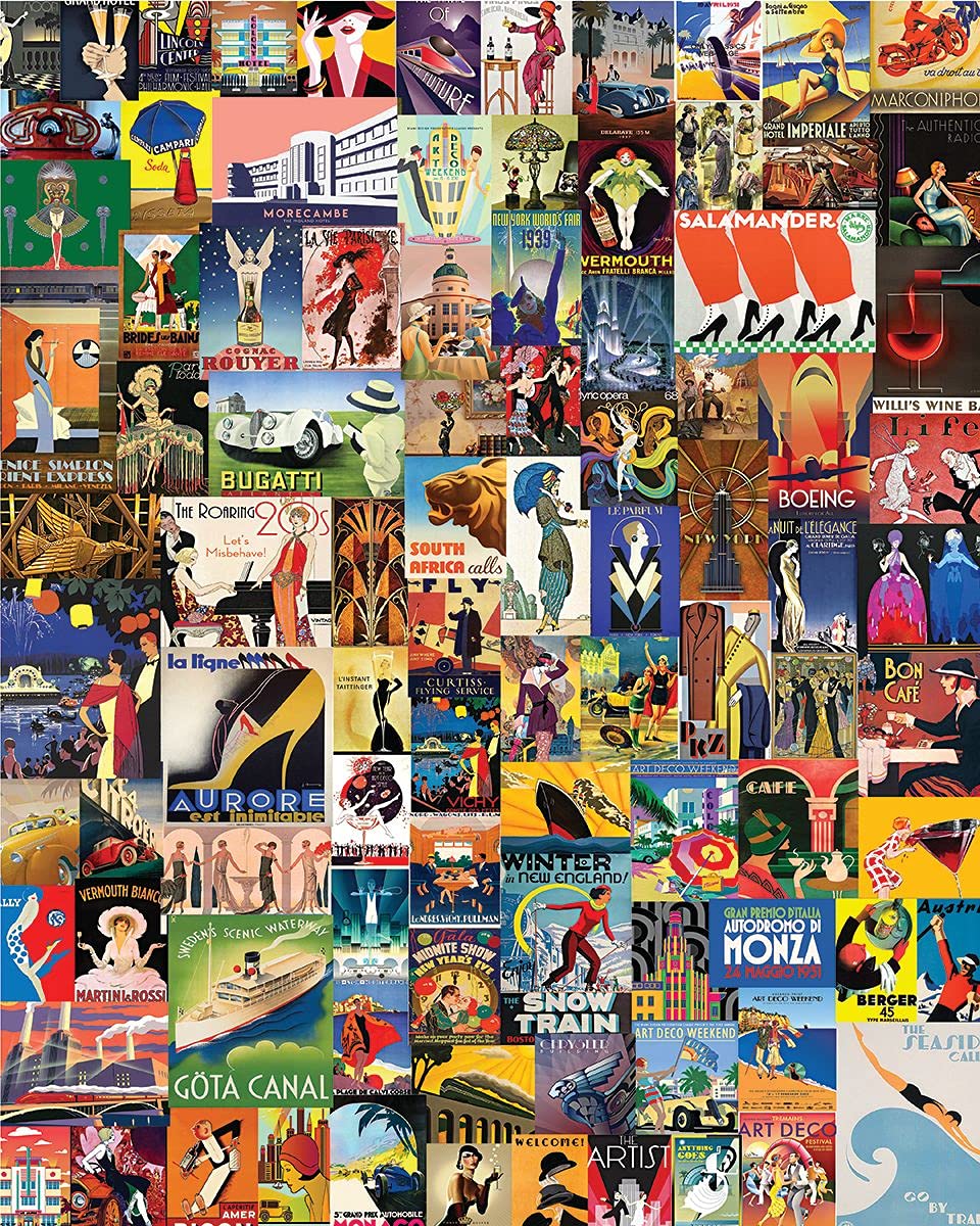 Springbok's 1000 Piece Jigsaw Puzzle Delightful Deco - Unique Cut Pieces