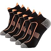 Pauboland Men's Anti Sweat Odor Control Quick Dry Cotton Athletic Low Cut Ankle Running Socks