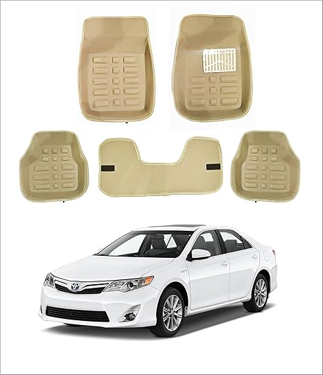 Trigcars Carpet Cream Car Floor Foot Mats For Camry Amazon In