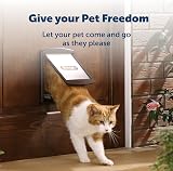 PetSafe Original 2 Way Pet Door Small Brown Manual Lock Durable Frame view 3