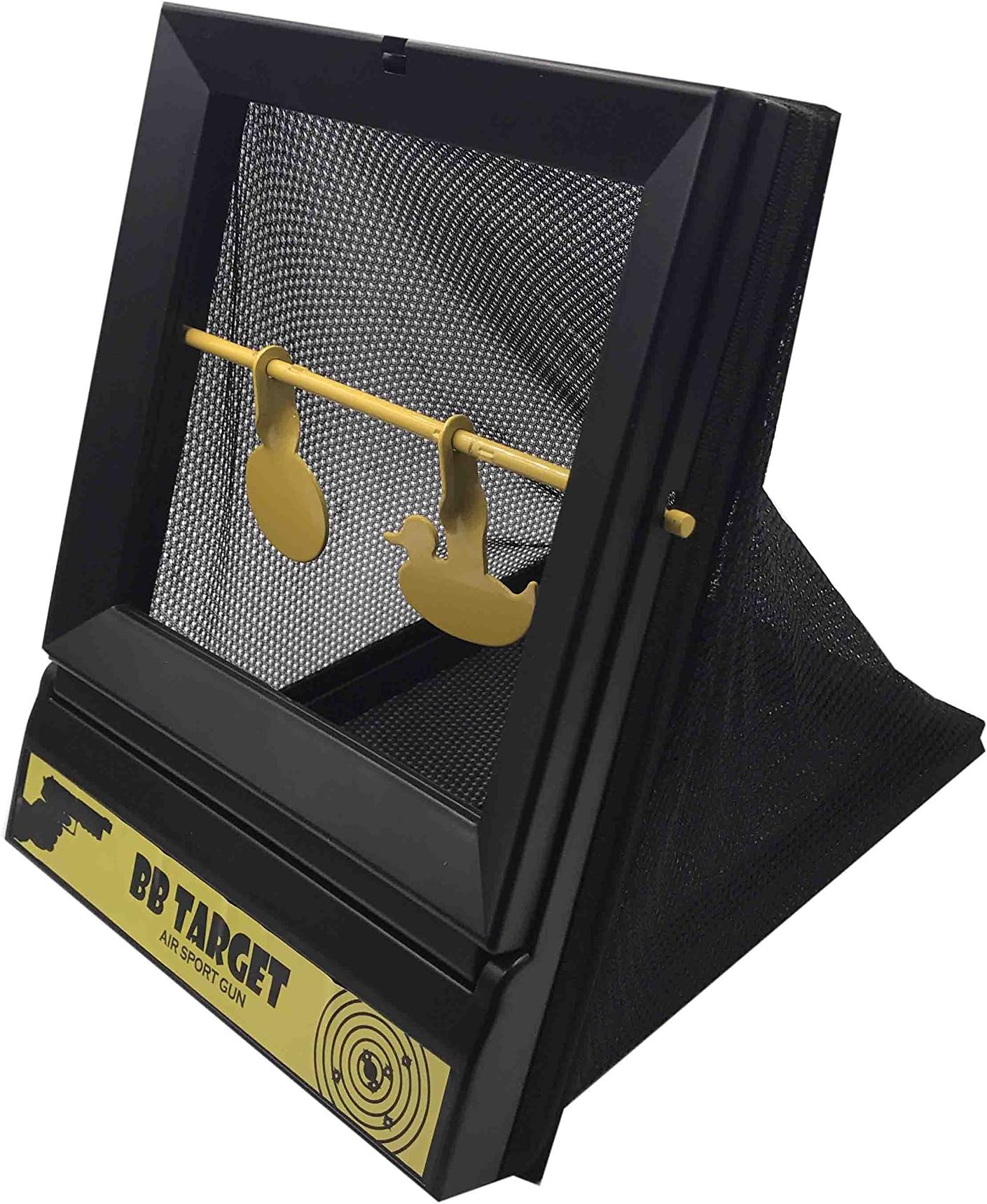 BB Pellet trap NERF soft bullet pellet trap with spinner target inside comes with 10 paper targets