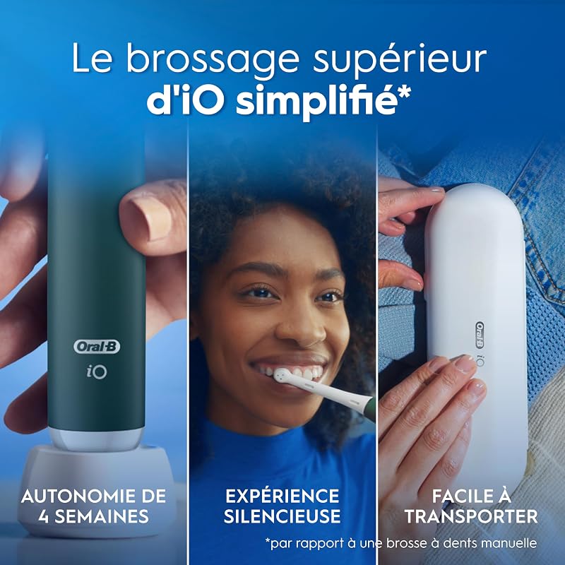 Brosse à Dents Electrique iO 2 avec 1 Brossette, Vert Forêt