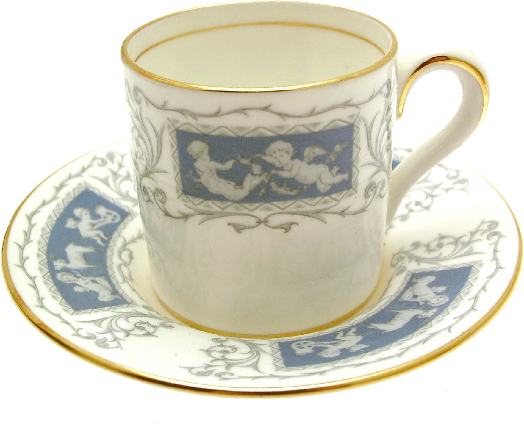 Revelry Coalport Blue Coffee cup and saucer