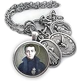 St. Gabriel Possenti Keychain, Necklace or Clip, Patron Saint Jewelry, Confirmation Gift