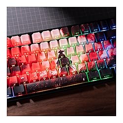 GMKWTL XVX Swordsman Double Shot PBT Keycaps,Side